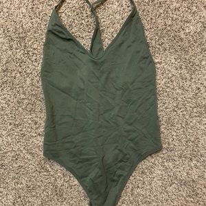 Green Thong Bodysuit